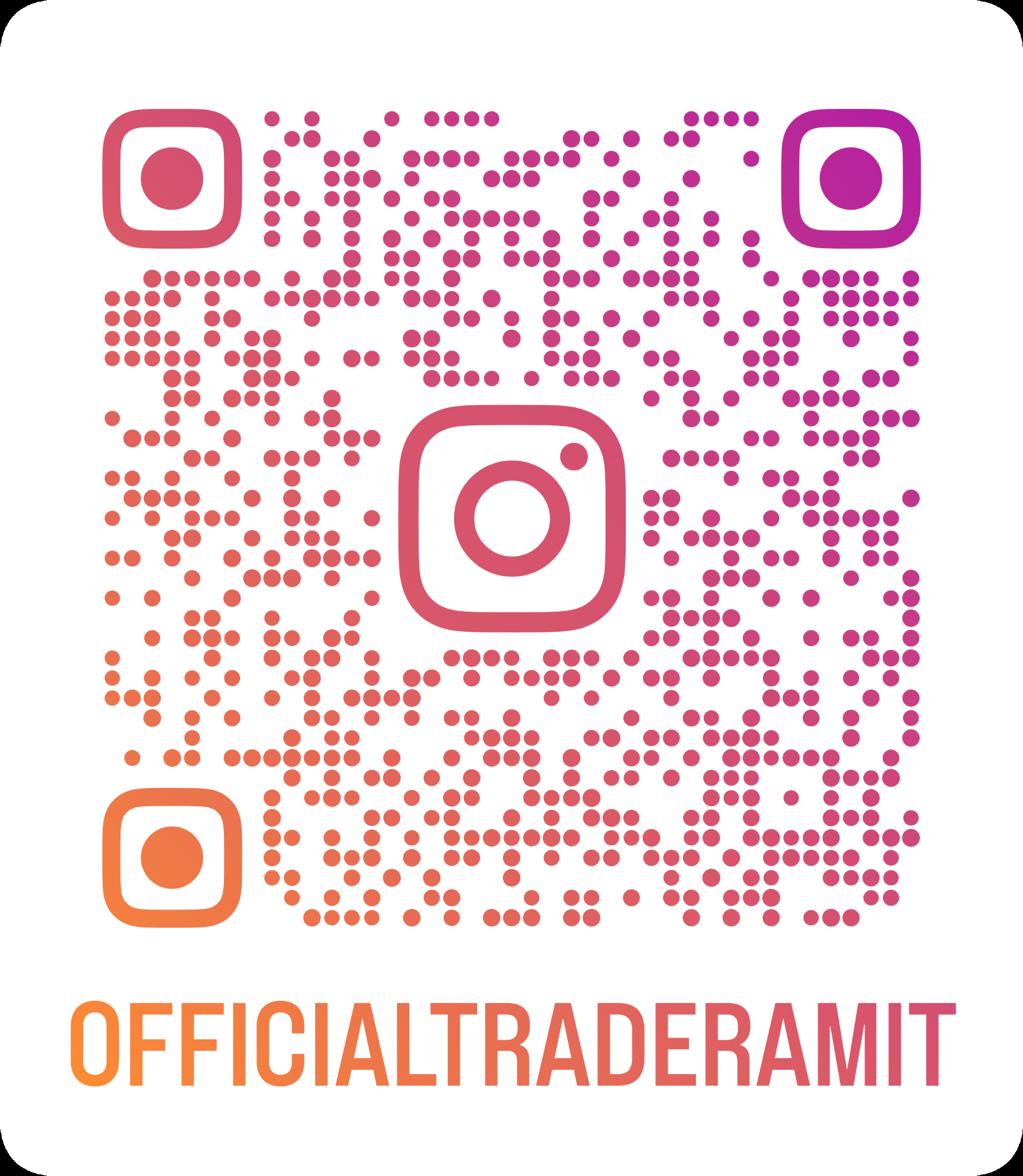 Instagram QR code for Official Trader Amit